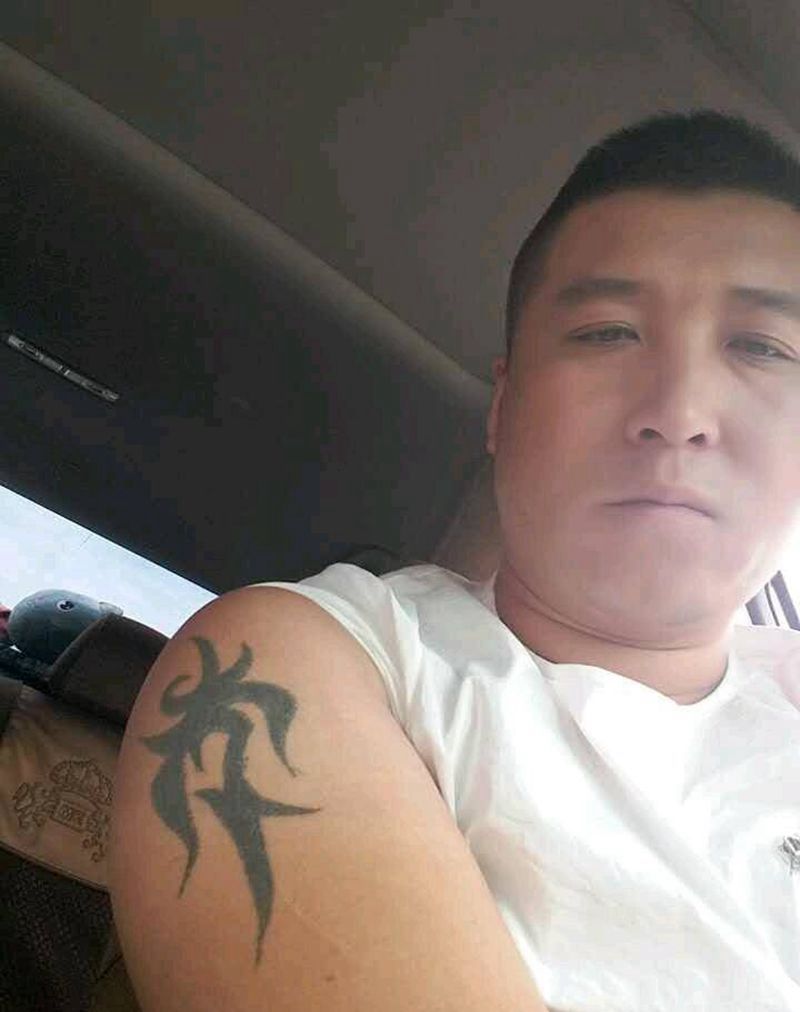 麒麟遮盖纹身图片