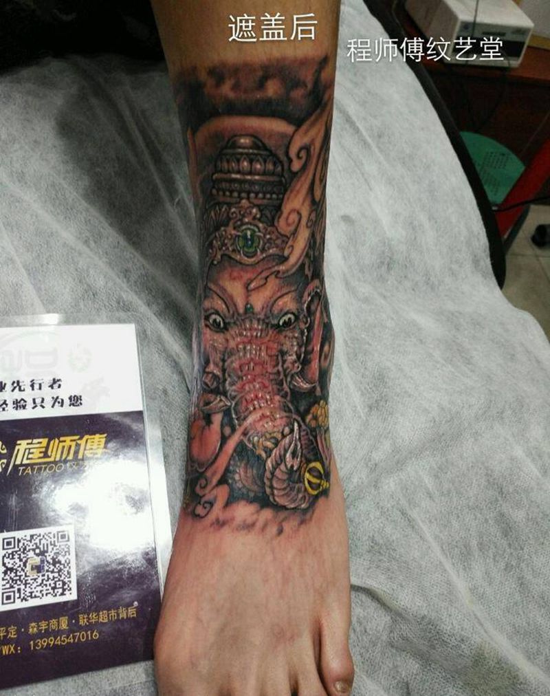 遮盖疤痕作品纹身图片