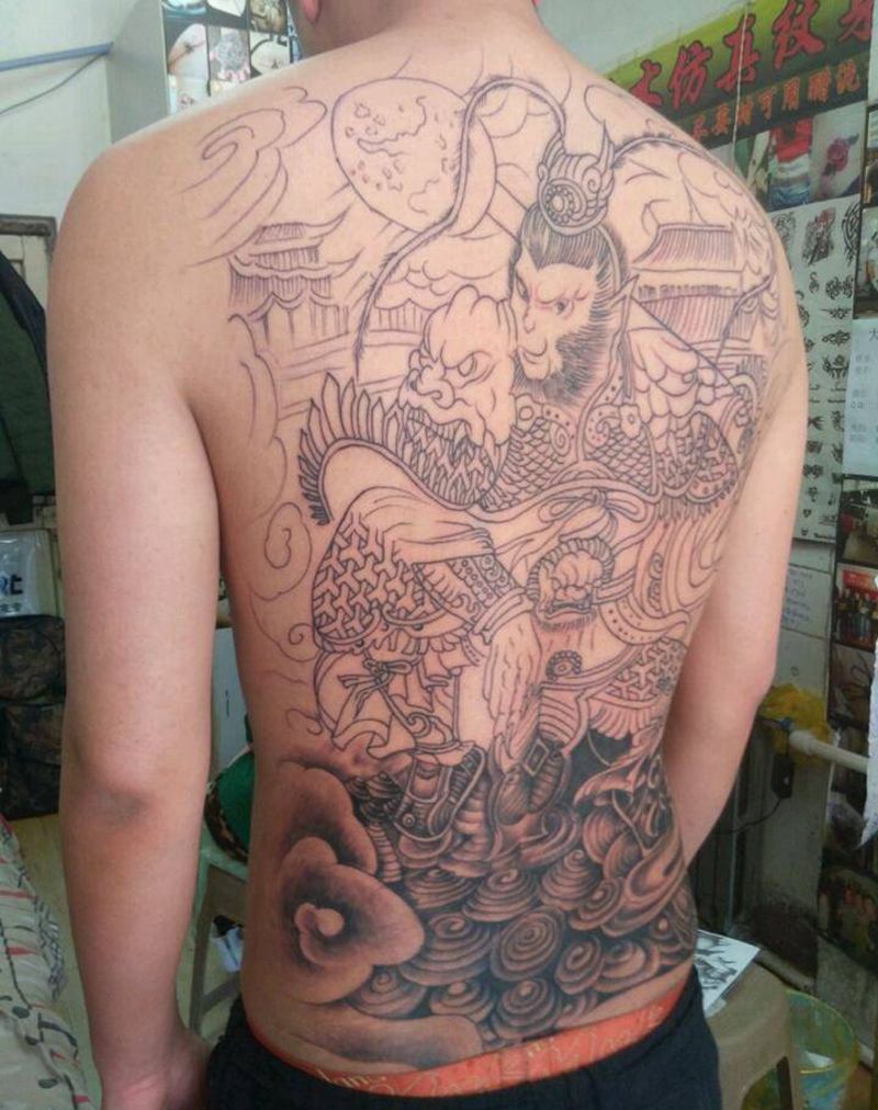 齐天大圣纹身图片