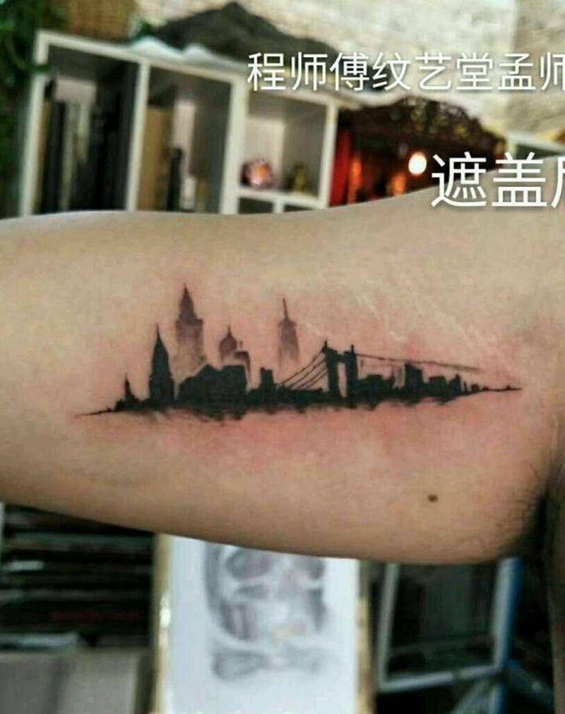 遮盖小作纹身图片