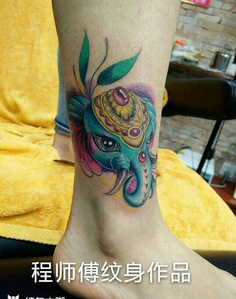 小象神纹身图片