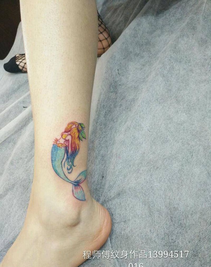 美人鱼纹身图片