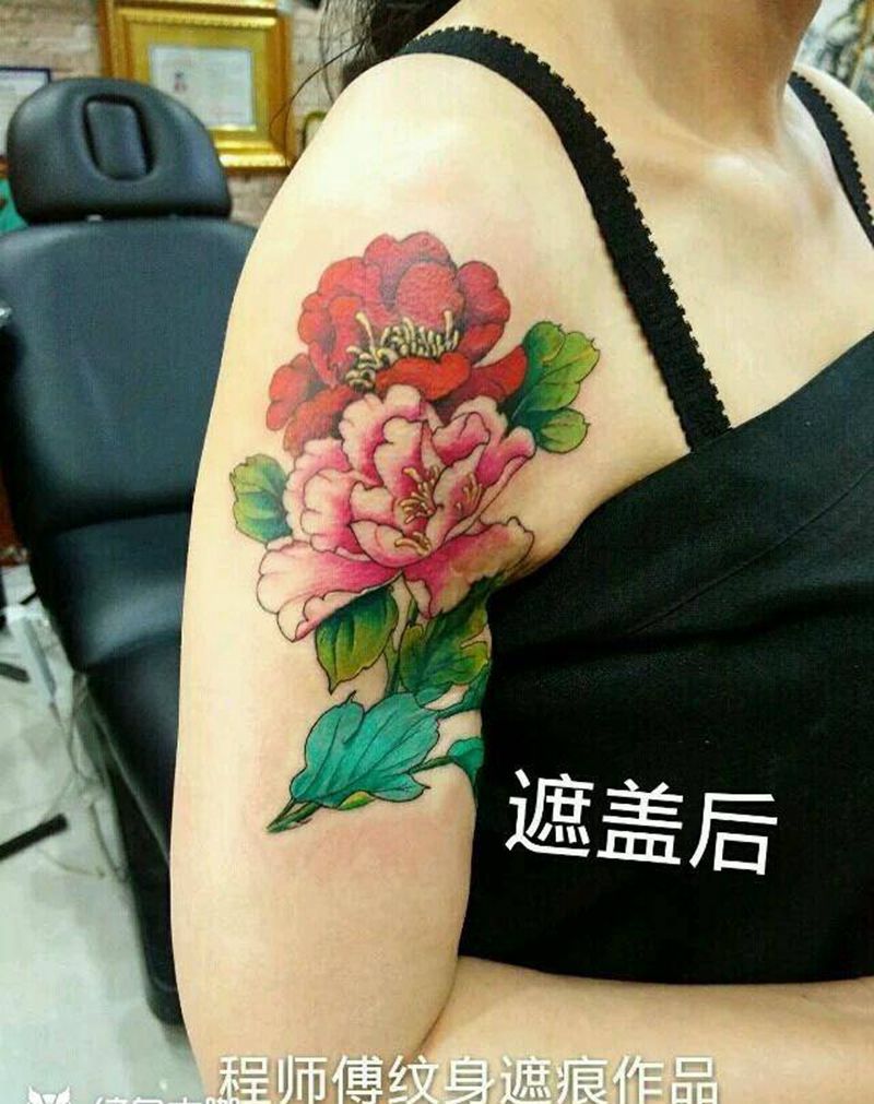 遮盖疤痕作品纹身图片