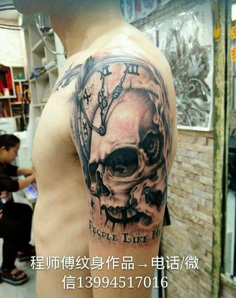 按顾客想法设计的图纹身图片