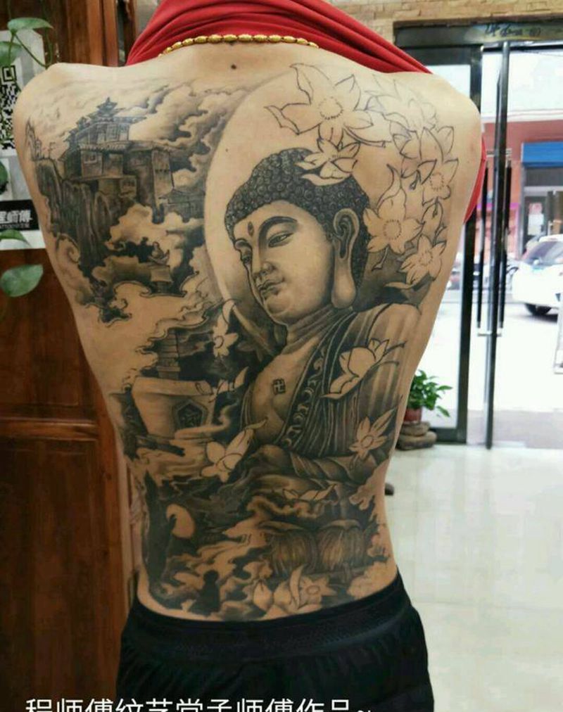 佛纹身图片