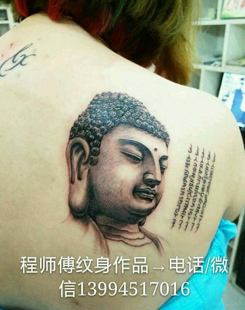 佛纹身图片