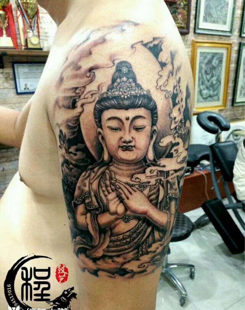 佛纹身图片