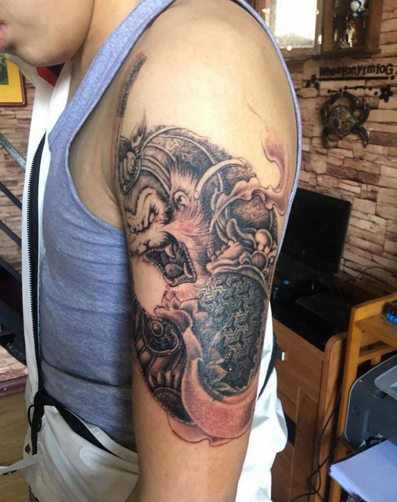 孙悟空纹身图片