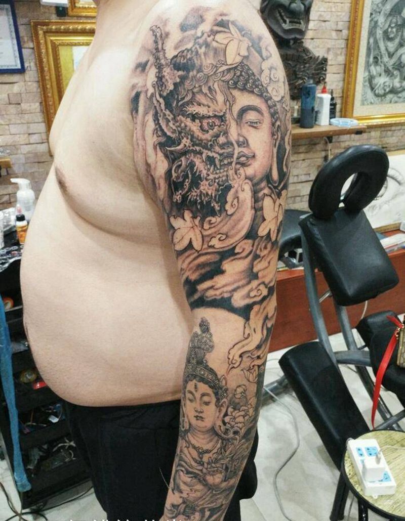 一念之间纹身图片