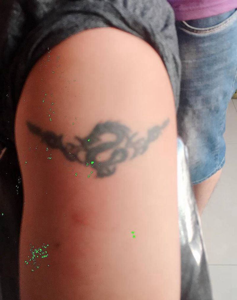 清洗纹身纹身图片_手臂纹身图案