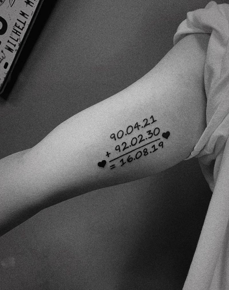 生日纹身图片_手臂图腾纹身图案