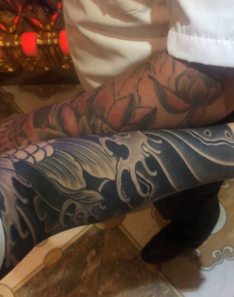 反馈图纹身图片_手臂纹身图案