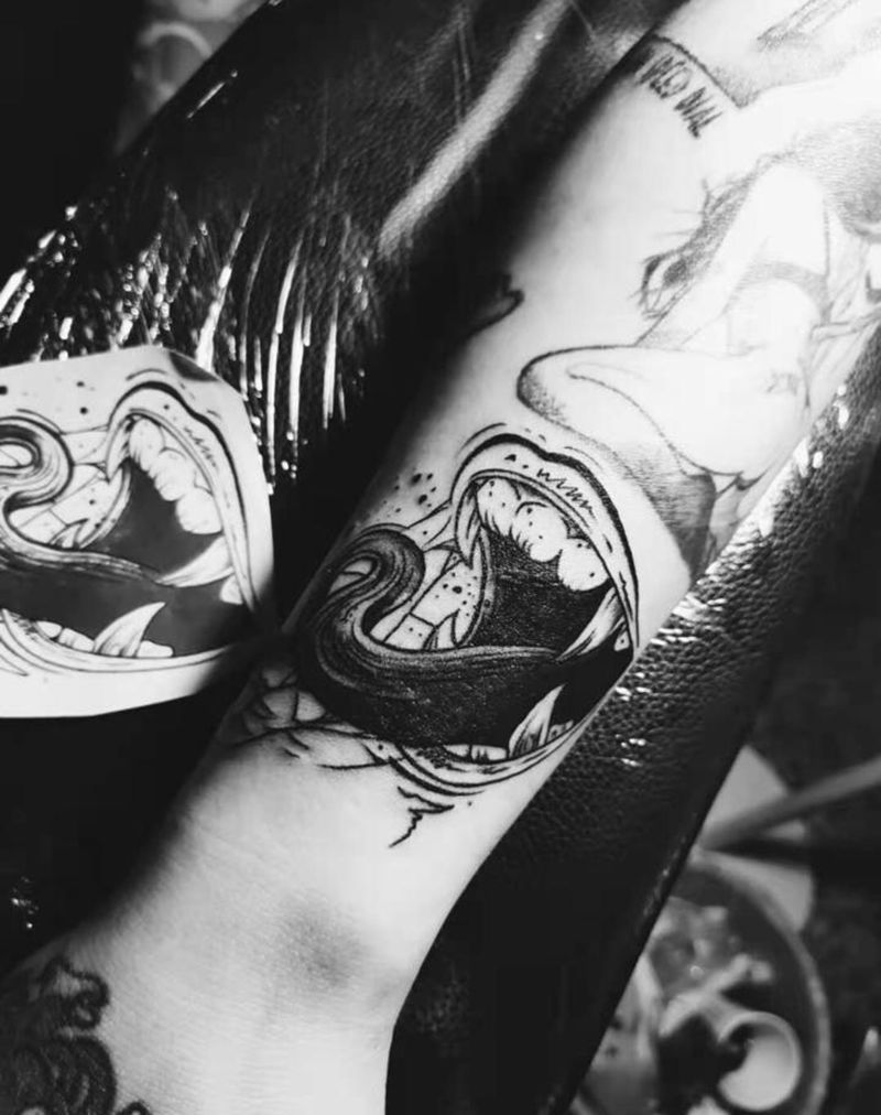 暗黑纹身图片_手臂纹身图案