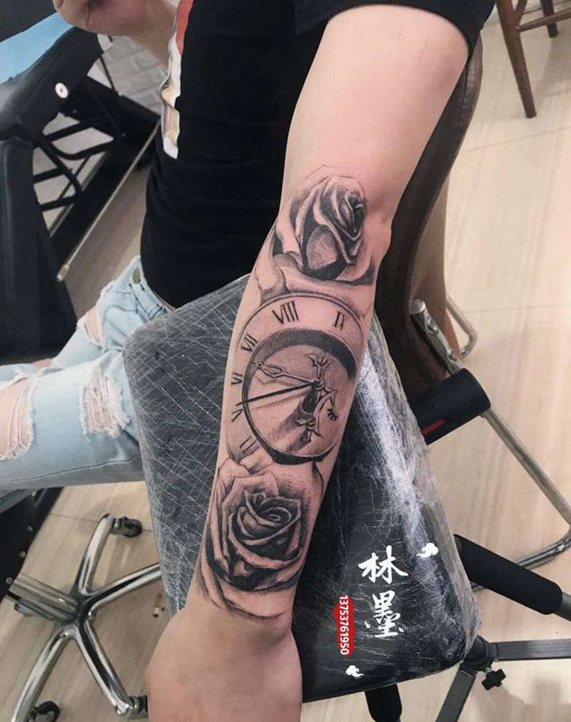 花臂,未完待续纹身图片_手臂欧美纹身图案