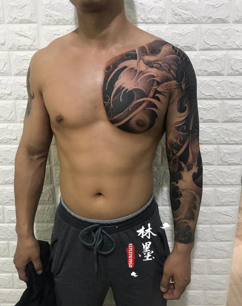 花臂纹身图片_手臂纹身图案