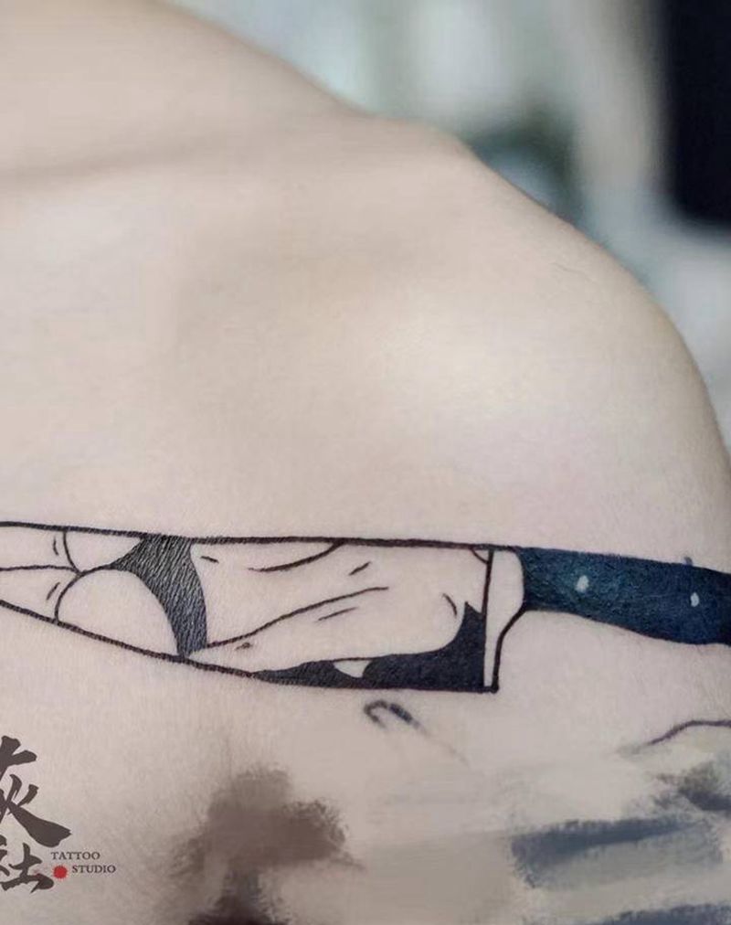 遮盖纹身图片_手臂Old School纹身图案