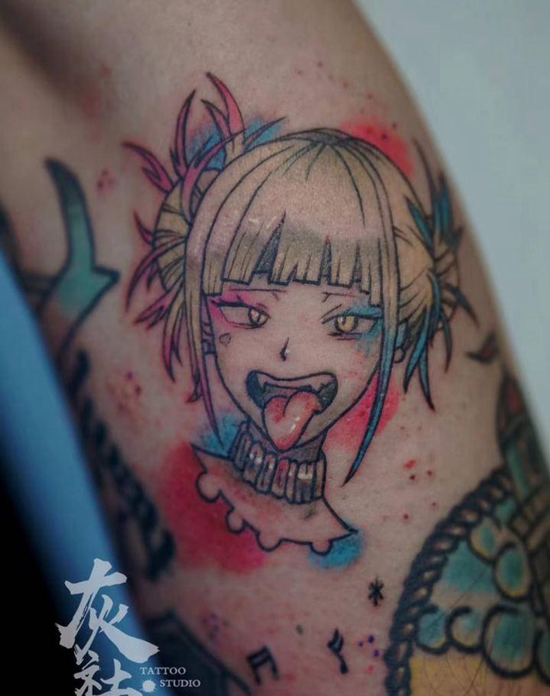 我不管 就是我纹身图片_手臂Old School纹身图案