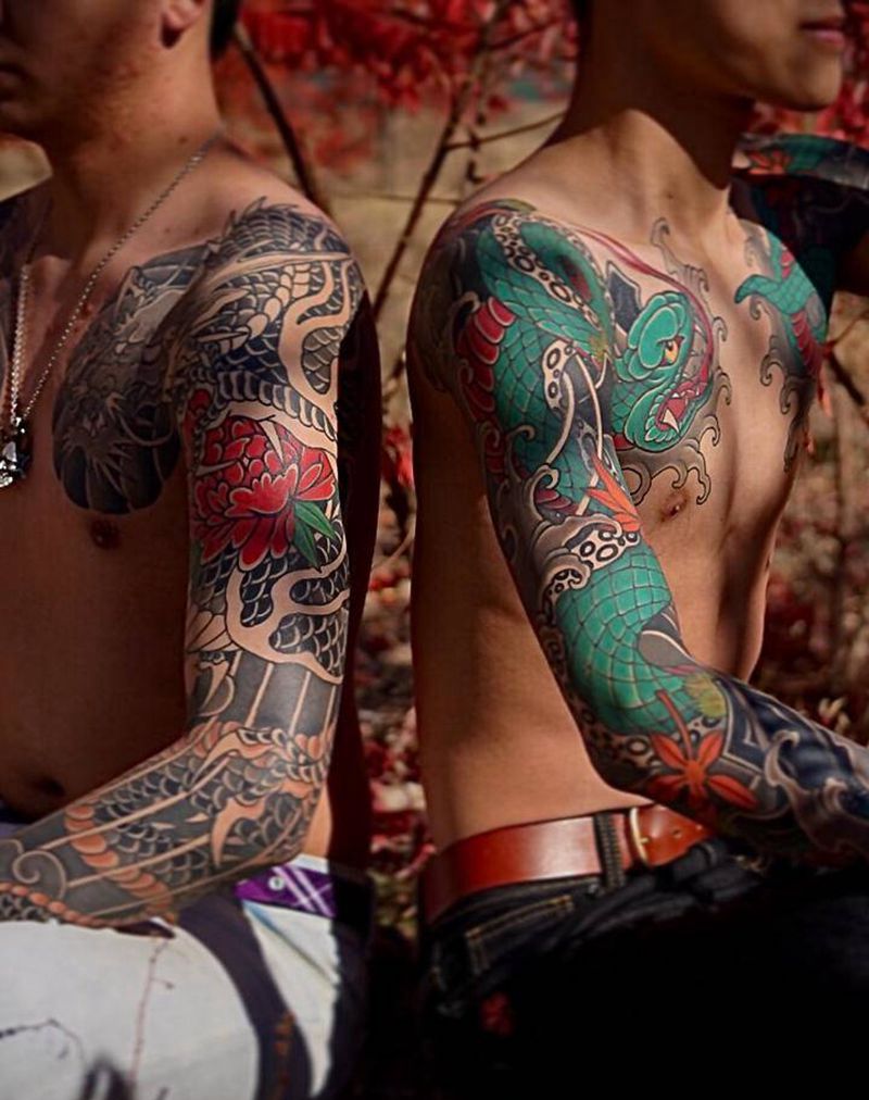 彫國作品纹身图片_手臂手部纹身图案