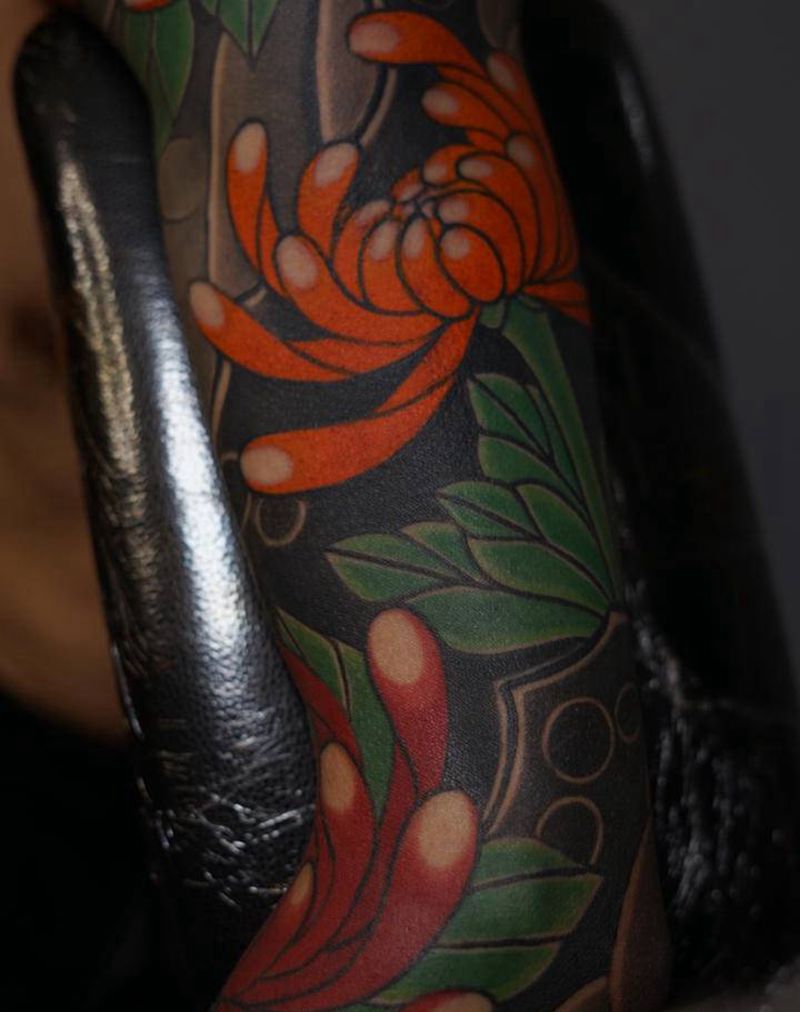 花臂纹身图片_手臂纹身图案