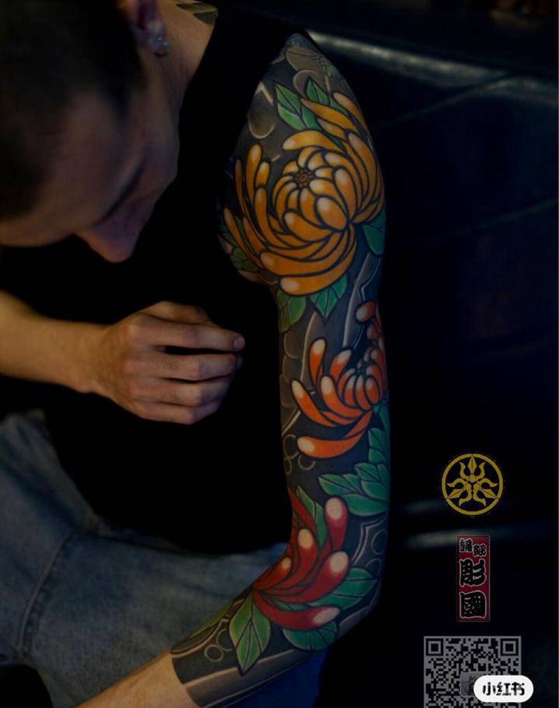 彫國作品回顾纹身图片_手臂手部纹身图案