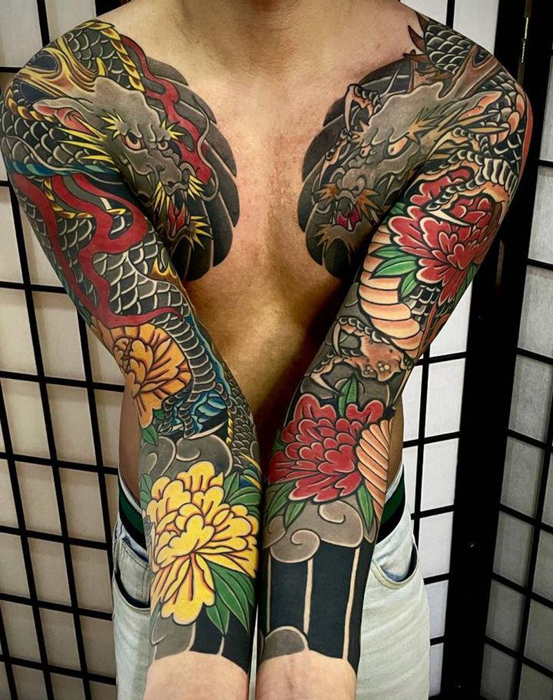 彫國2020作品回顾纹身图片_手臂手部纹身图案