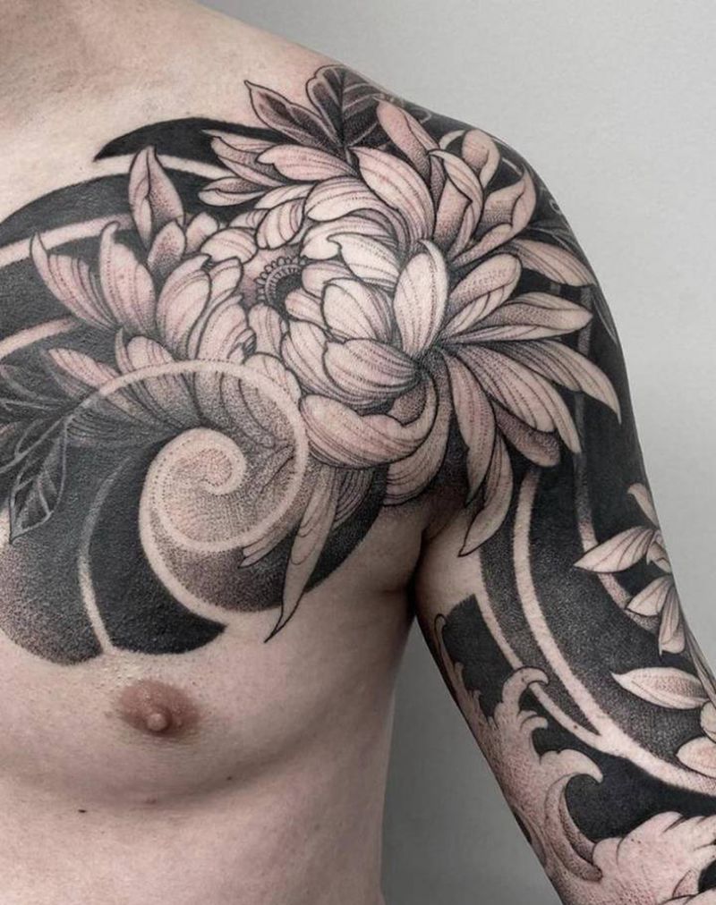 半岬纹身图片_新传统纹身图案