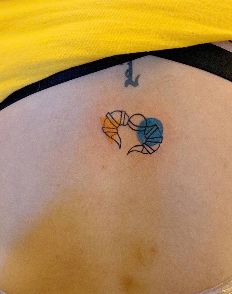 小图案纹身图片_背部图腾纹身图案