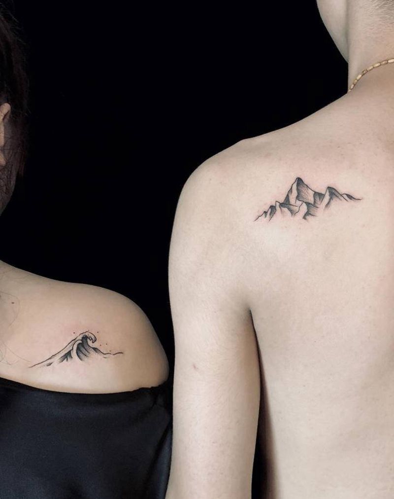 我做的海、纹身图片_背部纹身图案