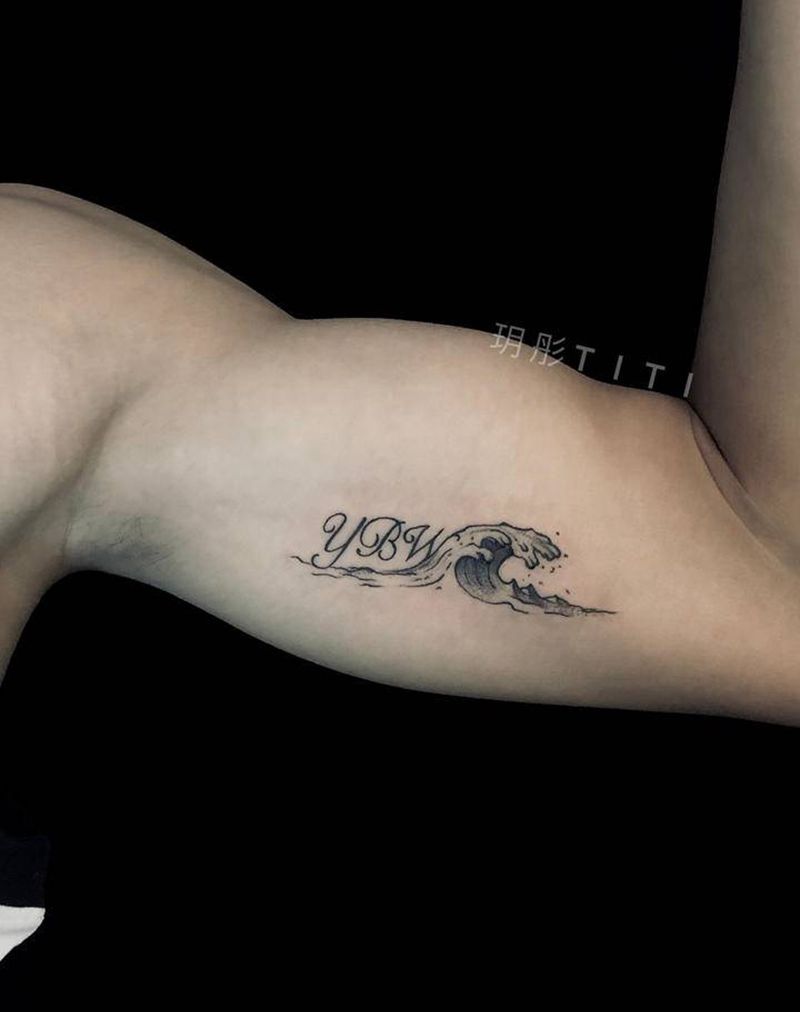 字母纹身图片_手臂纹身图案