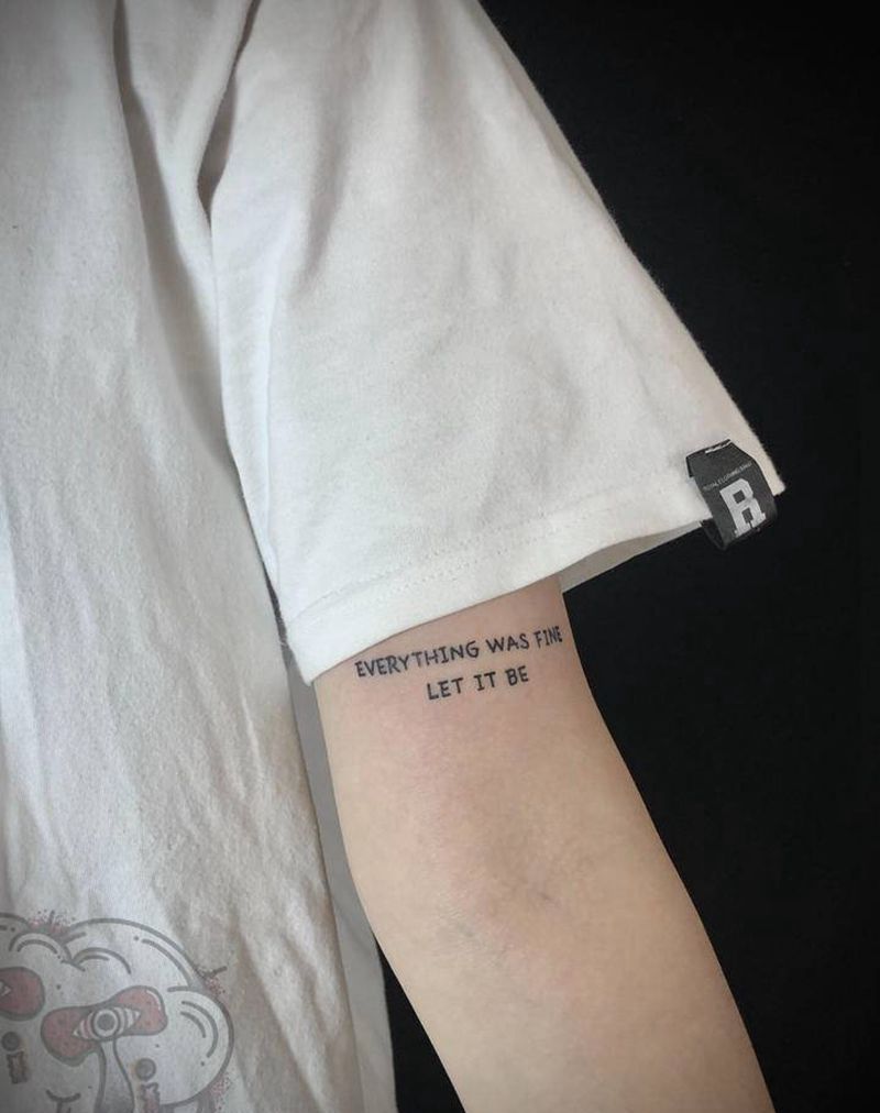 字母纹身图片_手臂纹身图案