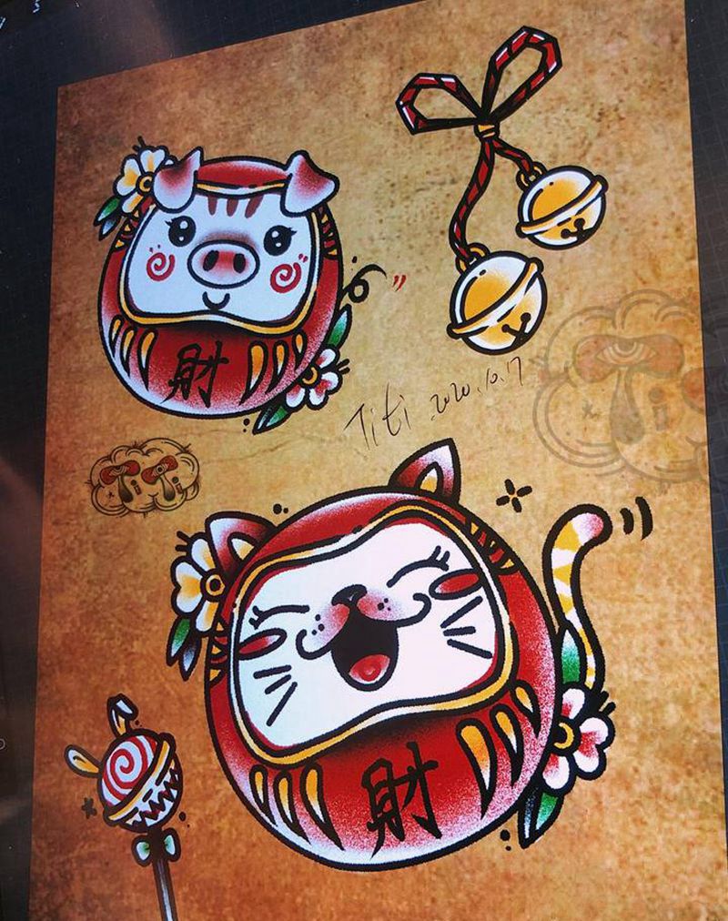 稿纹身图片_稿纹身图案