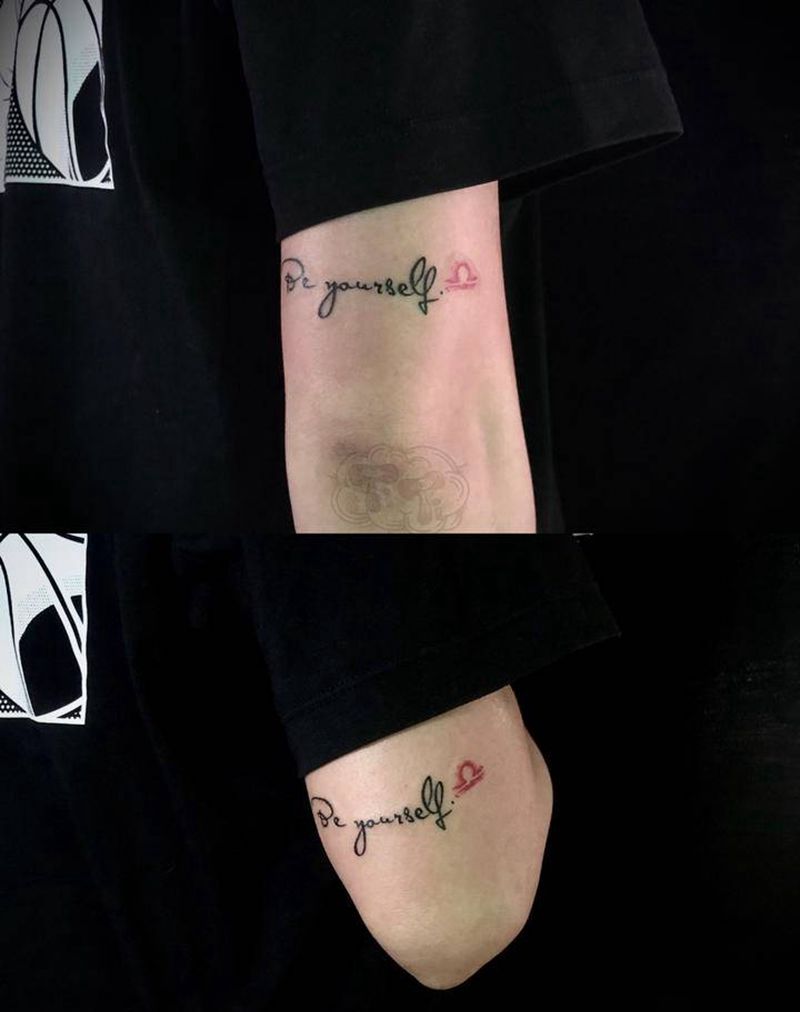 字母纹身图片_手臂纹身图案