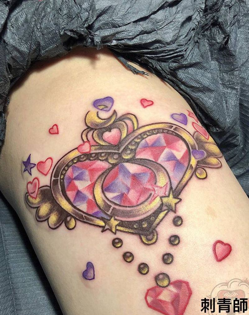 旧图翻新纹身图片_腿部纹身图案