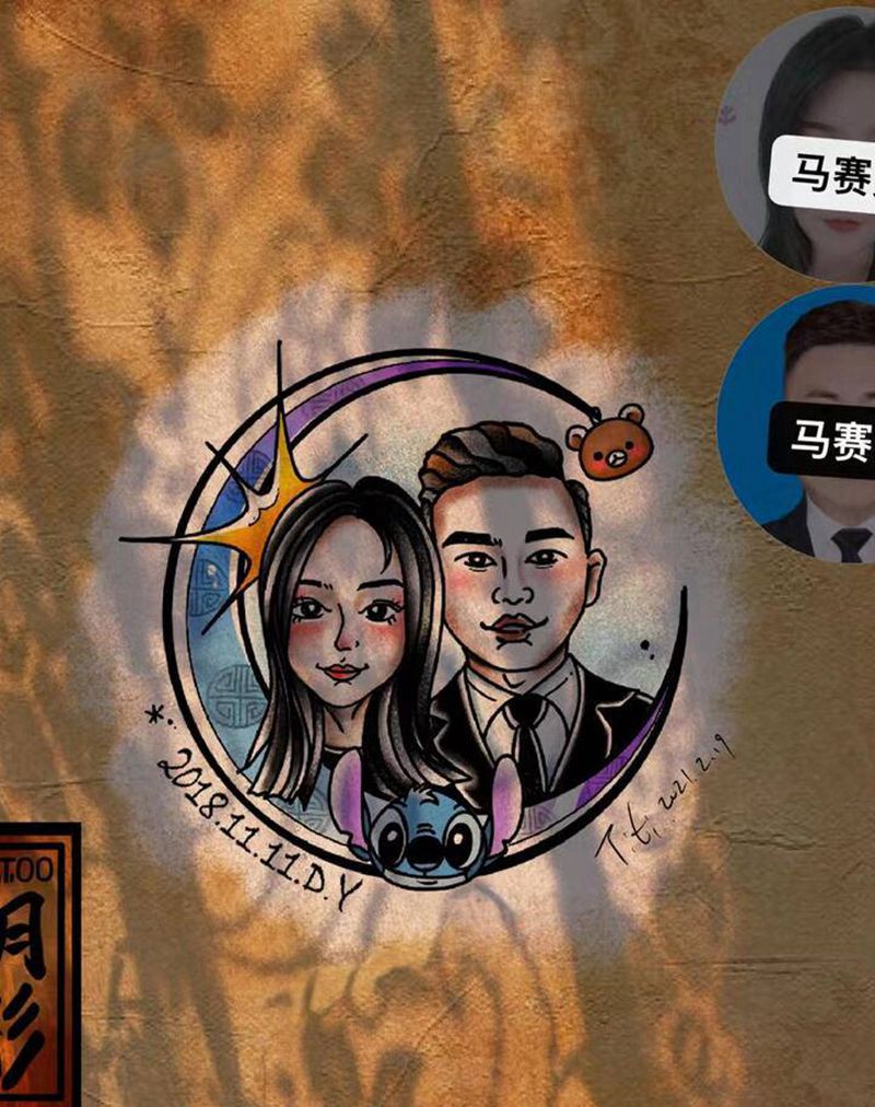 私人订制手稿纹身图片_Old School原创纹身图案