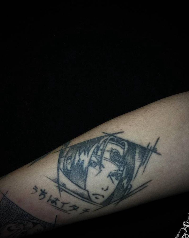 火影人物纹身图片_手臂几何纹身图案