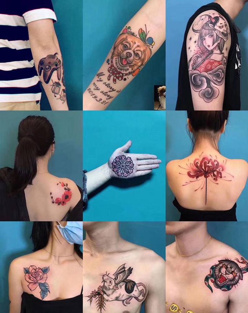 。纹身图片_手臂胸部纹身图案