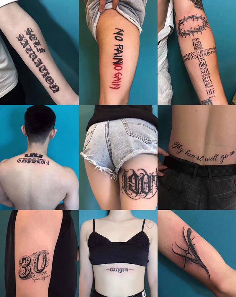 。纹身图片_胸部纹身图案