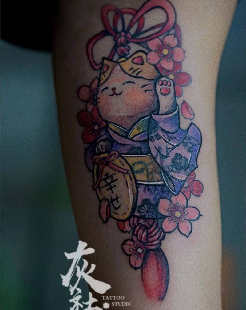 遮盖纹身图片_手臂New School遮盖纹身图案