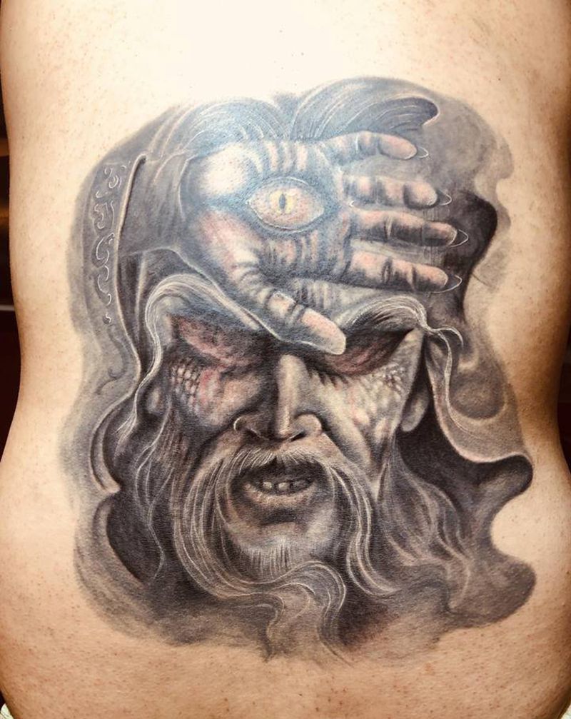 杨任 修改纹身图片_背部新传统纹身图案