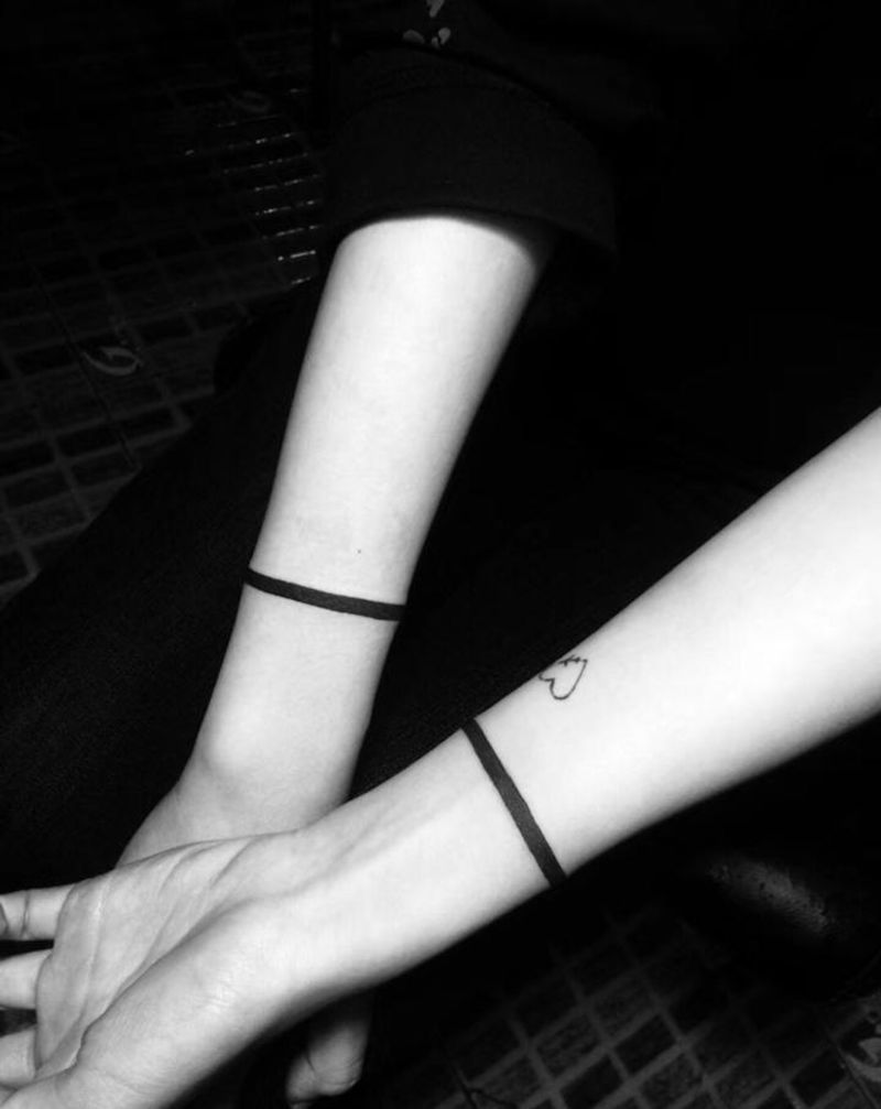 手环纹身图片_图腾纹身图案