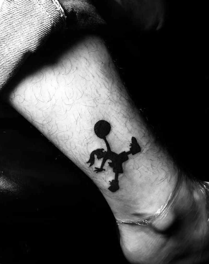 刺尊堂纹身-八哥纹身图片_腿部图腾纹身图案