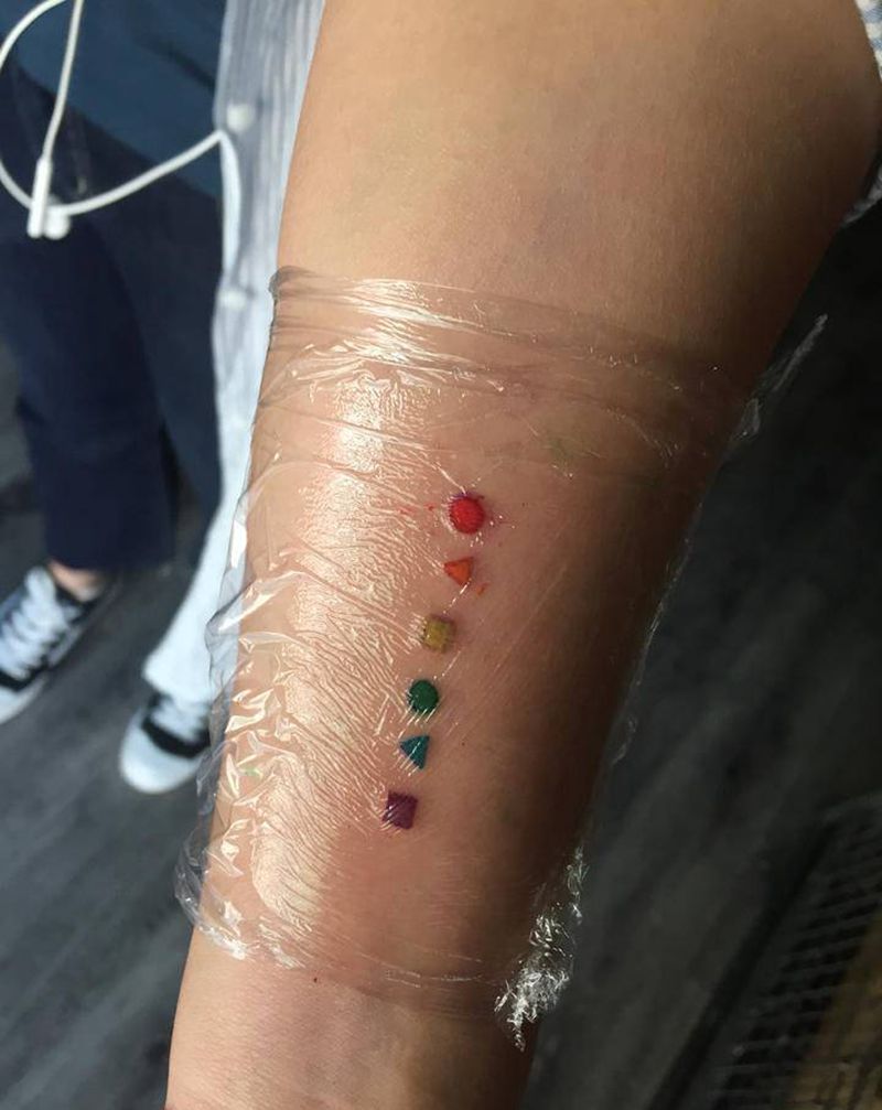 刺尊堂纹身-几何纹身图片_手臂几何纹身图案