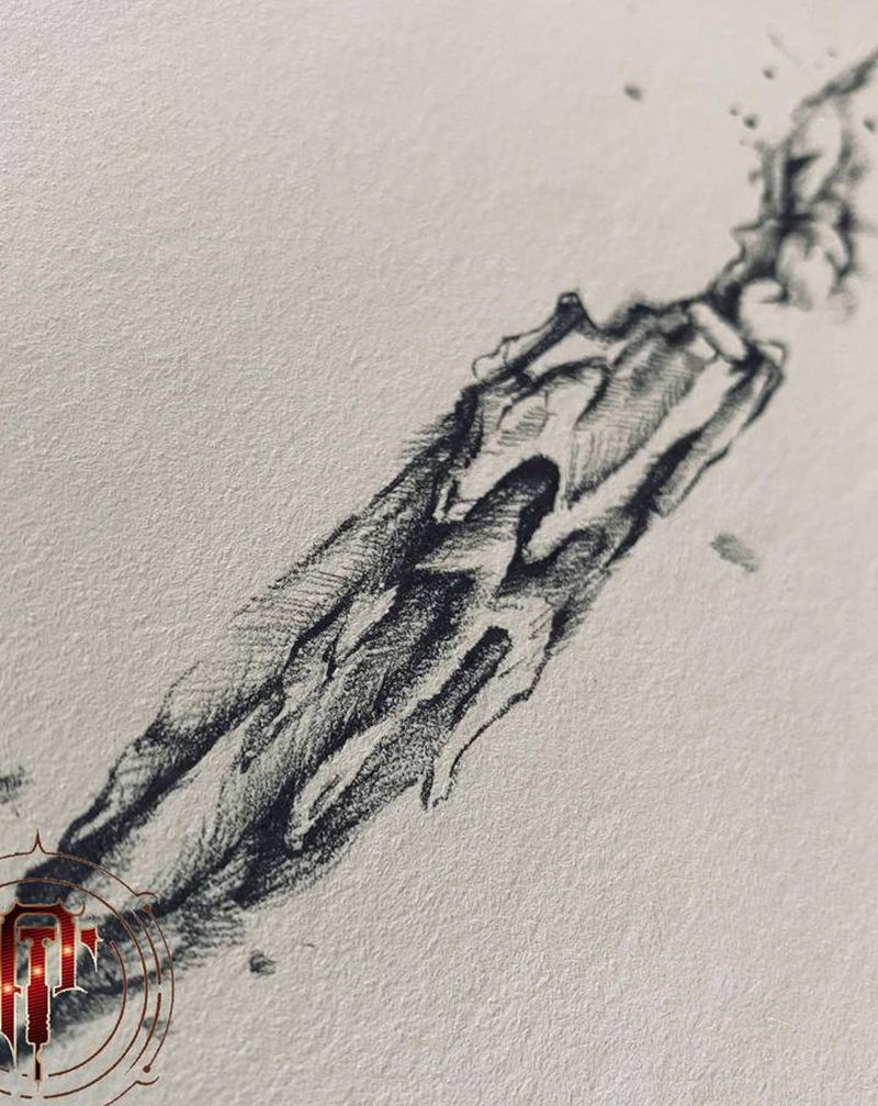 ➤今日：抖音小臂拼接纹身图片_手部手臂纹身图案