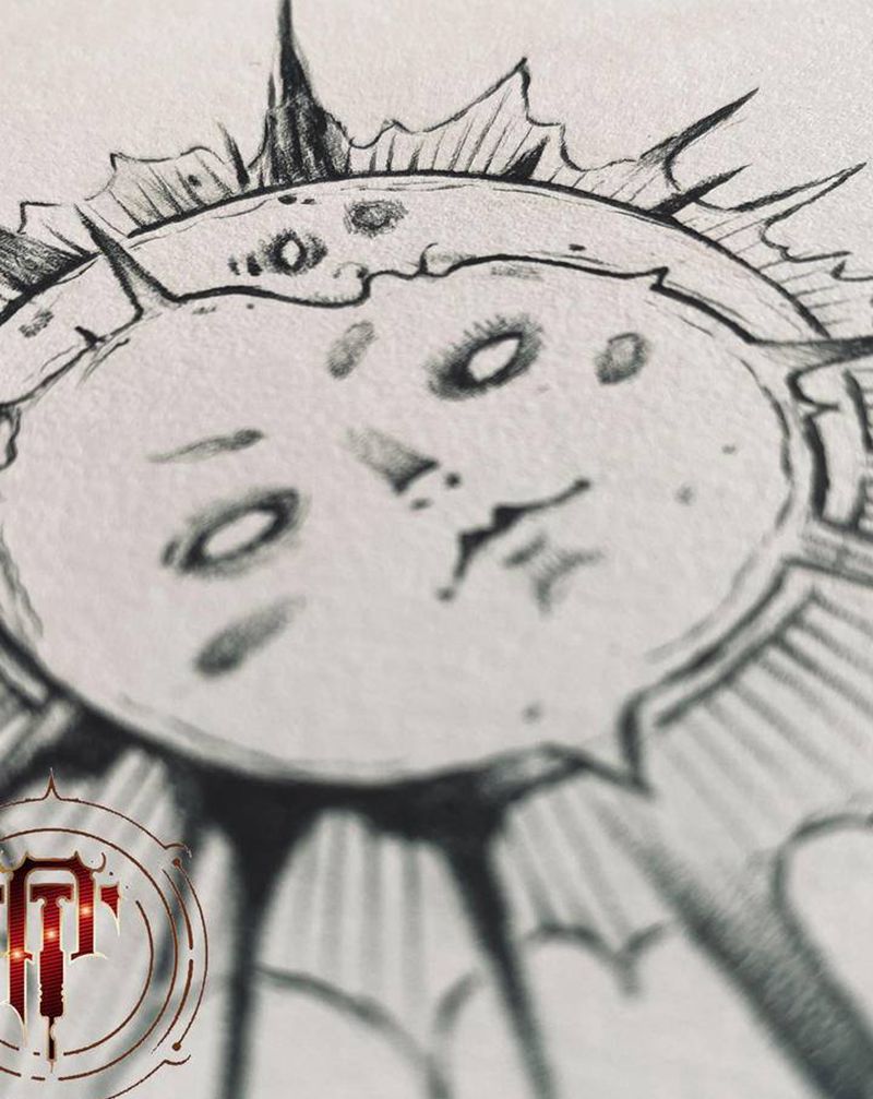 日月纹身图片_手臂肩部新传统太阳月亮纹身图案