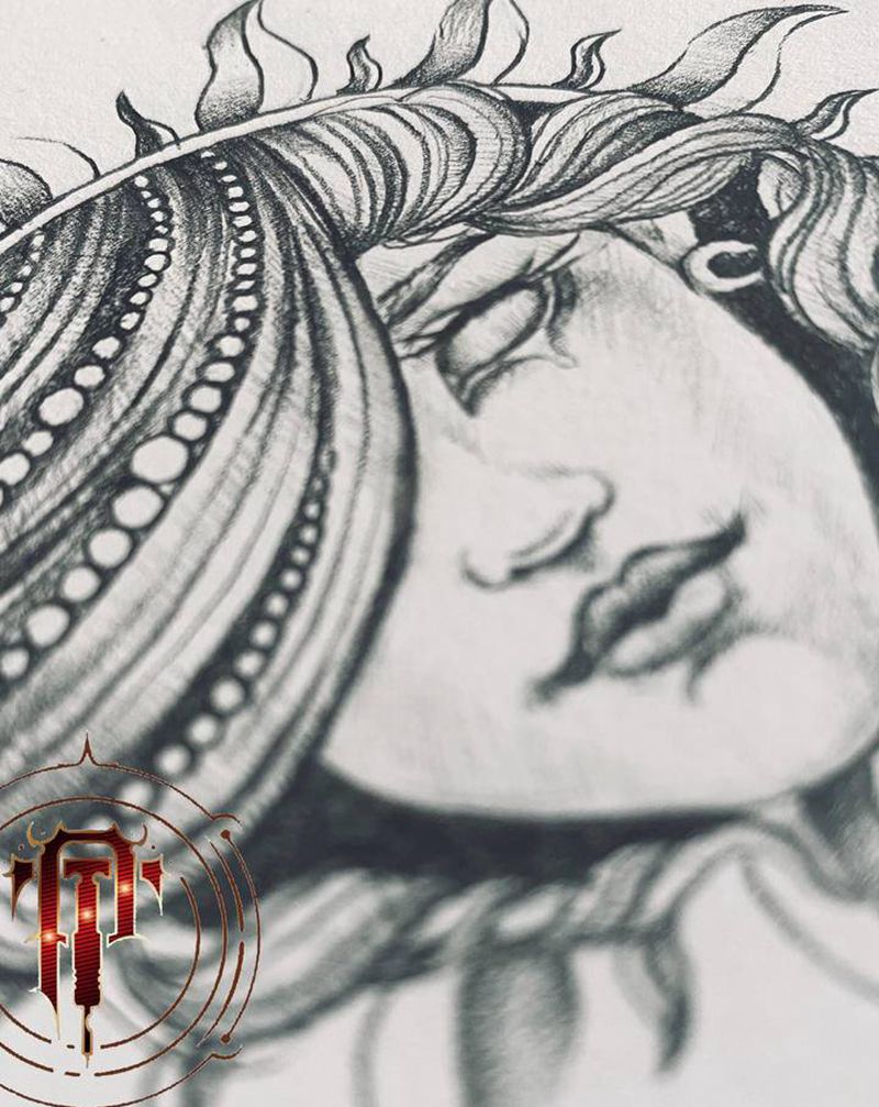 太阳纹身图片_手臂新传统太阳欧美纹身图案