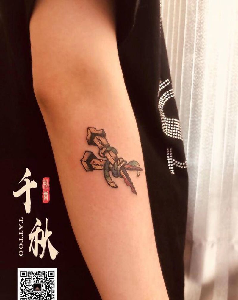 小而精致纹身图片_Old School纹身图案