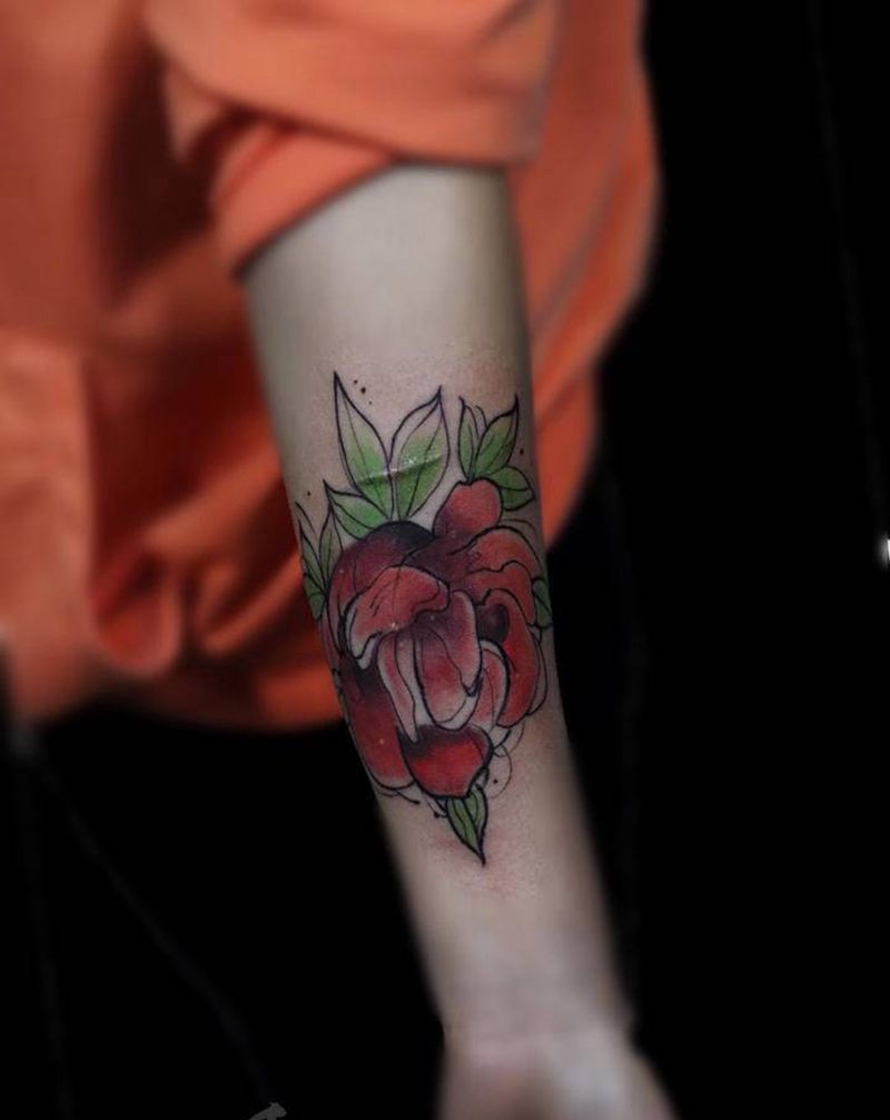 水墨纹身图片_水墨纹身图案