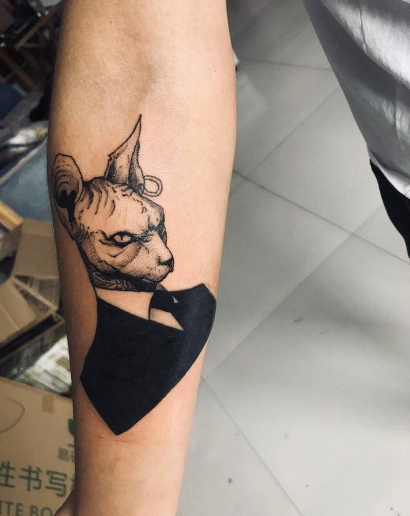 遮盖纹身图片_欧美写实纹身图案