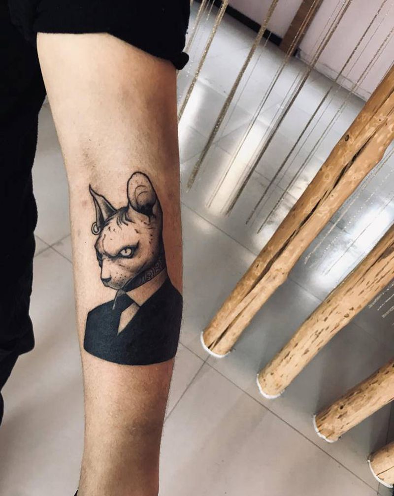 遮盖纹身图片_欧美写实纹身图案