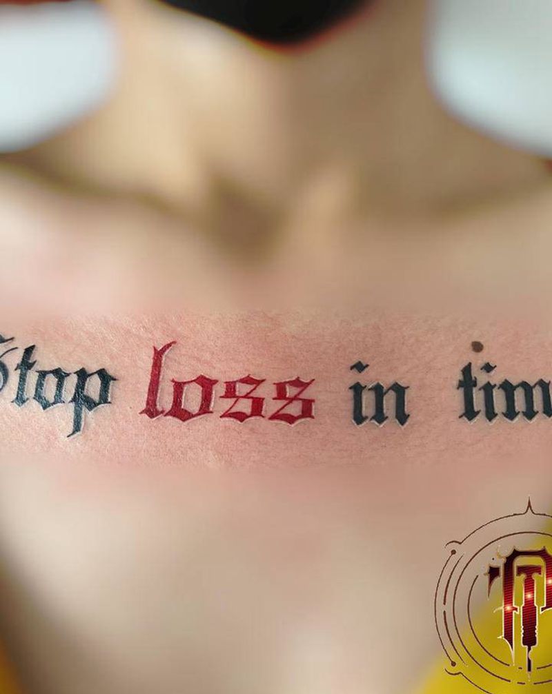 英文花体纹身图片_胸部花体字花体英文纹身图案